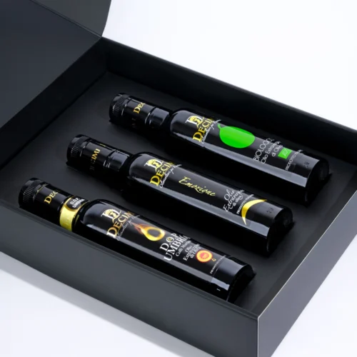 Confezione Regalo con 3 bottiglie da 250ml di Olio Decimi